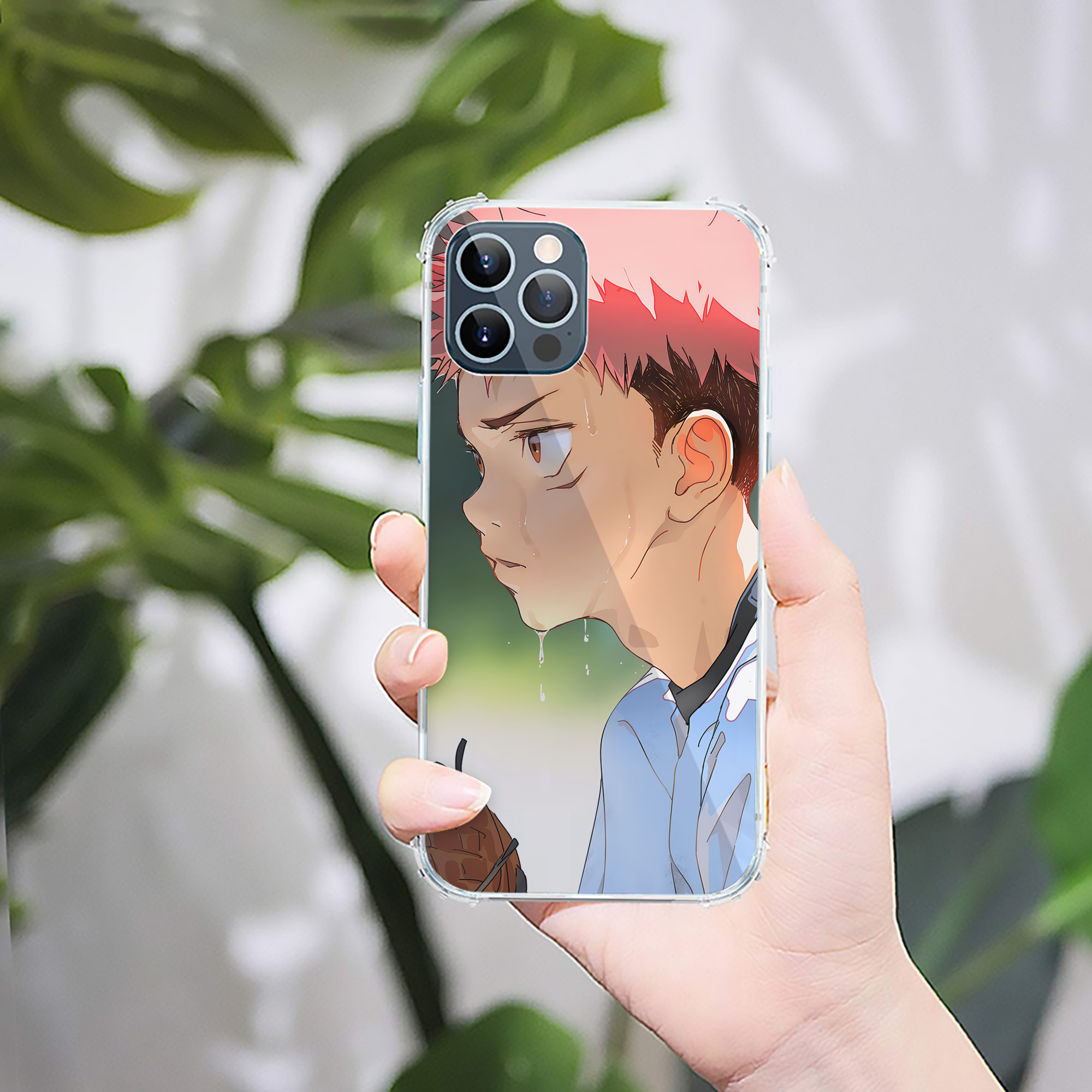 （画像用） 呪術廻戦 Jujutsu Kaisen 【iPhone 12シリーズ対応】透明スマホケース（クリアソフトケース）